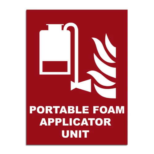 Portable Foam Applicator Unit Signage