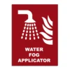 Water Fog Applicator Signage