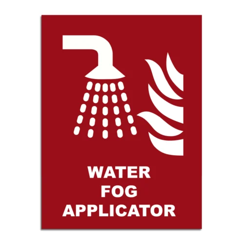 Water Fog Applicator Signage