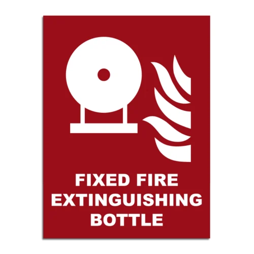 Fixed Fire Extinguishing Bottle Signage