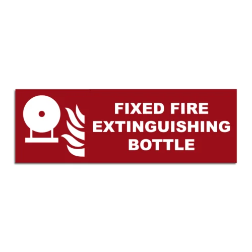 Fixed Fire Extinguishing Bottle Signage