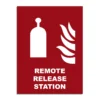 Remote Release Station Signage