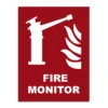 Fire Monitor Signage