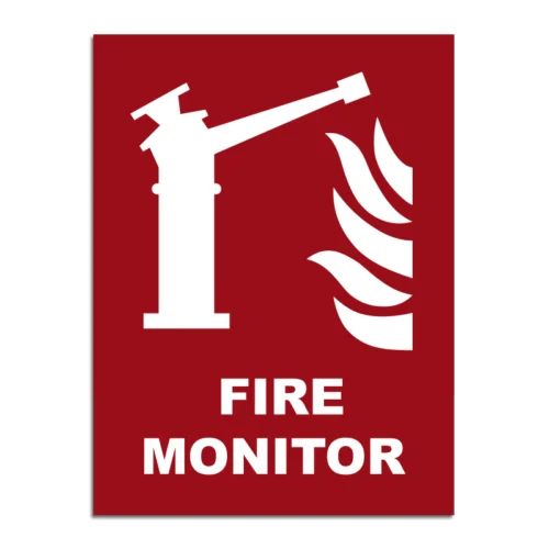 Fire Monitor Signage