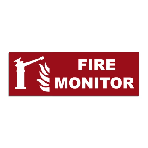 Fire Monitor Signage