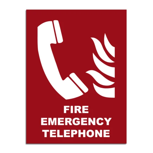 Fire Emergency Telephone Signage
