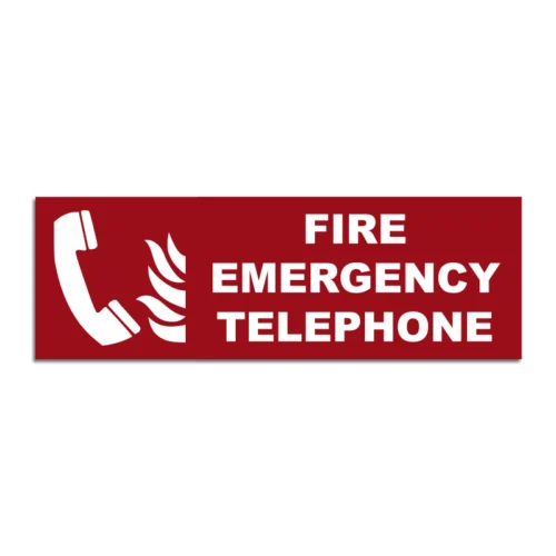 Fire Emergency Telephone Signage