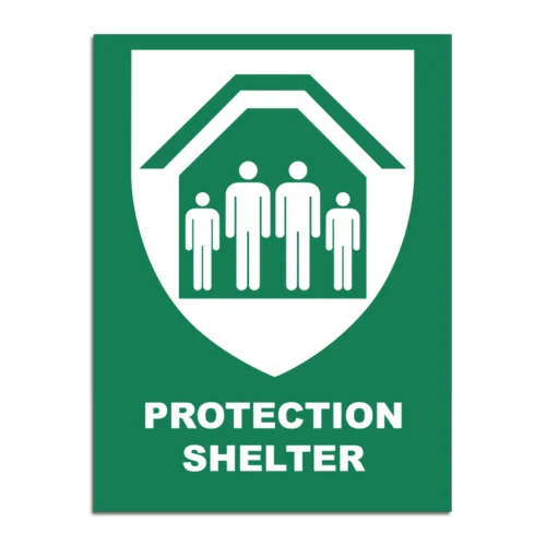 Protection Shelter Signage