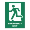 Emergency Exit (Left Hand) Signage