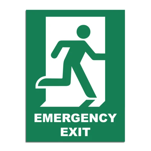 Emergency Exit (Right Hand) Signage