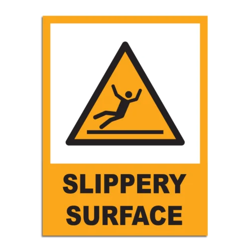 Slippery Surface Signage