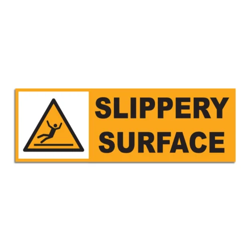 Slippery Surface Signage