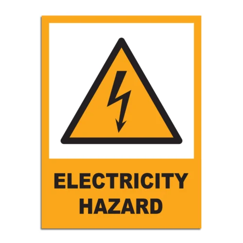 Electricity Hazard Signage