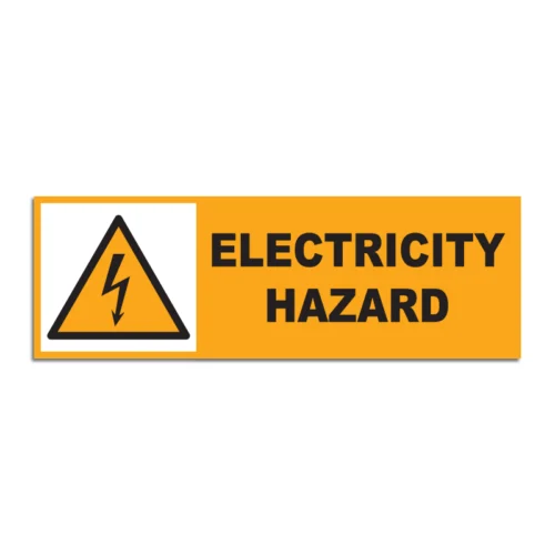 Electricity Hazard Signage
