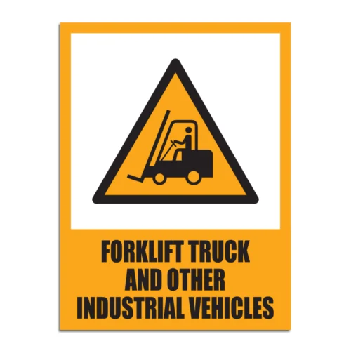 Forklift Truck And Other Industrial Vehicles Signage