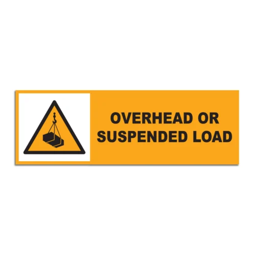 Overhead Or Suspended Load Signage