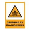Crushing By Moving Parts Signage