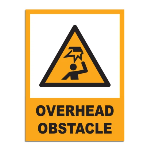 Overhead Obstacle Signage