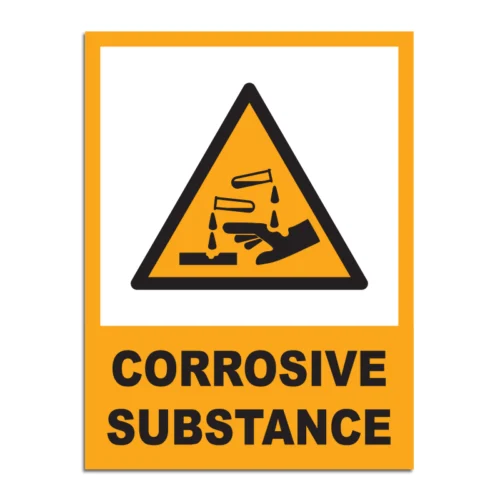 Corrosive Substance Signage