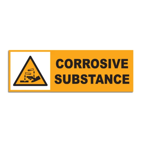 Corrosive Substance Signage