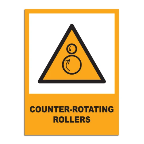 Counter-Rotating Rollers Signage