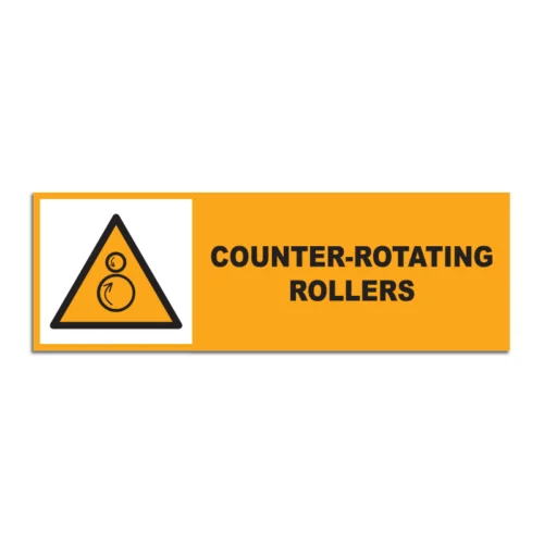 Counter-Rotating Rollers Signage