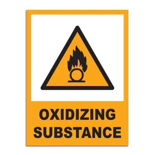 Oxidizing Substance Signage