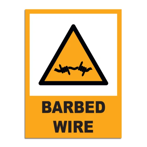 Barbed Wire Signage