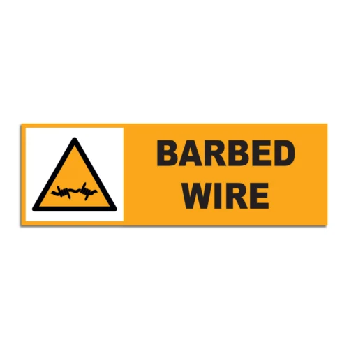 Barbed Wire Signage
