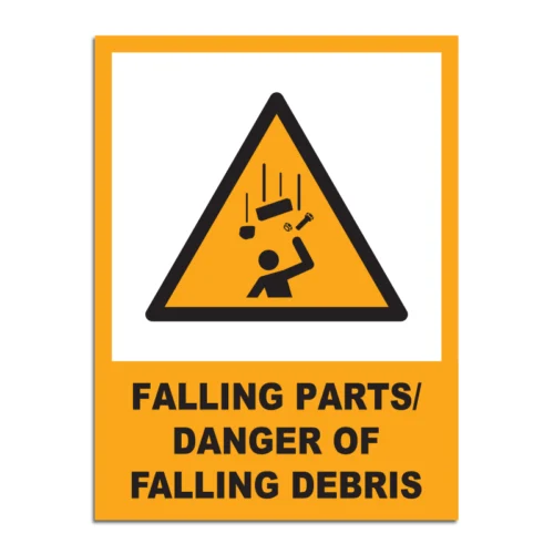 Falling Parts/Danger Of Falling Debris Signage