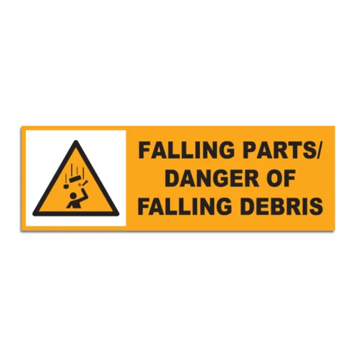Falling Parts/Danger Of Falling Debris Signage