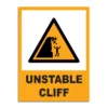 Unstable Cliff Signage