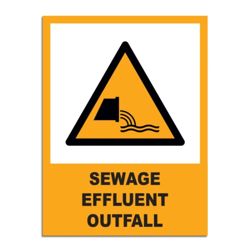 Sewage Effluent Outfall Signage