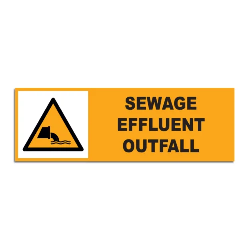 Sewage Effluent Outfall Signage