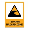 Tsunami Hazard Zone Signage