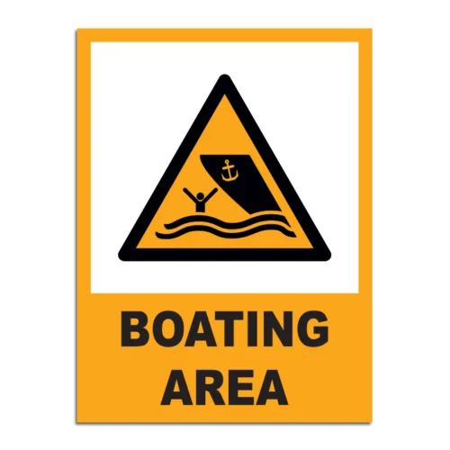 Boating Area Signage