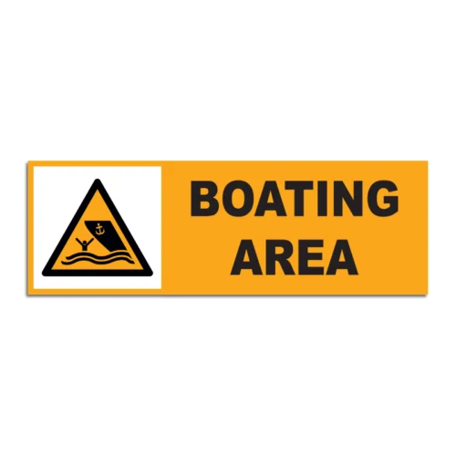 Boating Area Signage