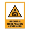 Substance Or Mixture Presenting A Health Hazard Signage