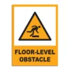 Floor-Level Obstacle Signage