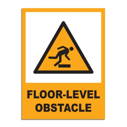 Floor-Level Obstacle Signage